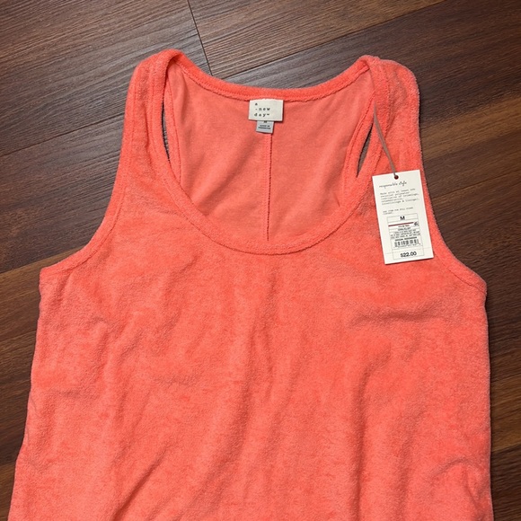 A new day, womens coral Terry cloth dress, multiple sizes, new with tags - Picture 2 of 6